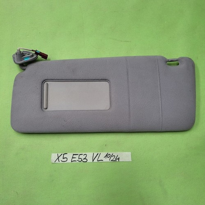 BMW X5 E53 Sonnenblende Vorne Links Fahrer Seite grau Beleuchtet