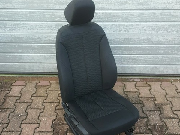 BMW F30 F31 F34 Beifahrer Sitz Stoff schwarz grau anthrazit Airbag VORNE RECHTS