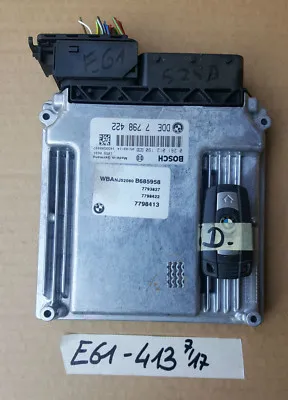 BMW E90 E91 E60 E61  Motor Steuergerät Grundsteuergerät DME 7798413