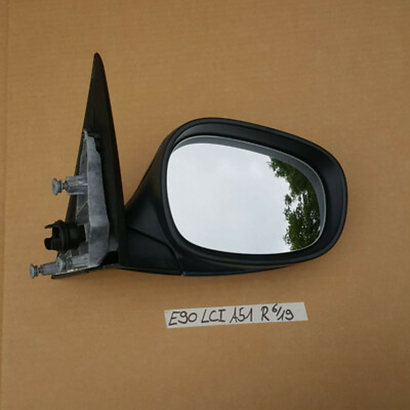 BMW E90 E91 LCI Facelift Aussen Seiten Spiegel RECHTS Montego blau metallic A51