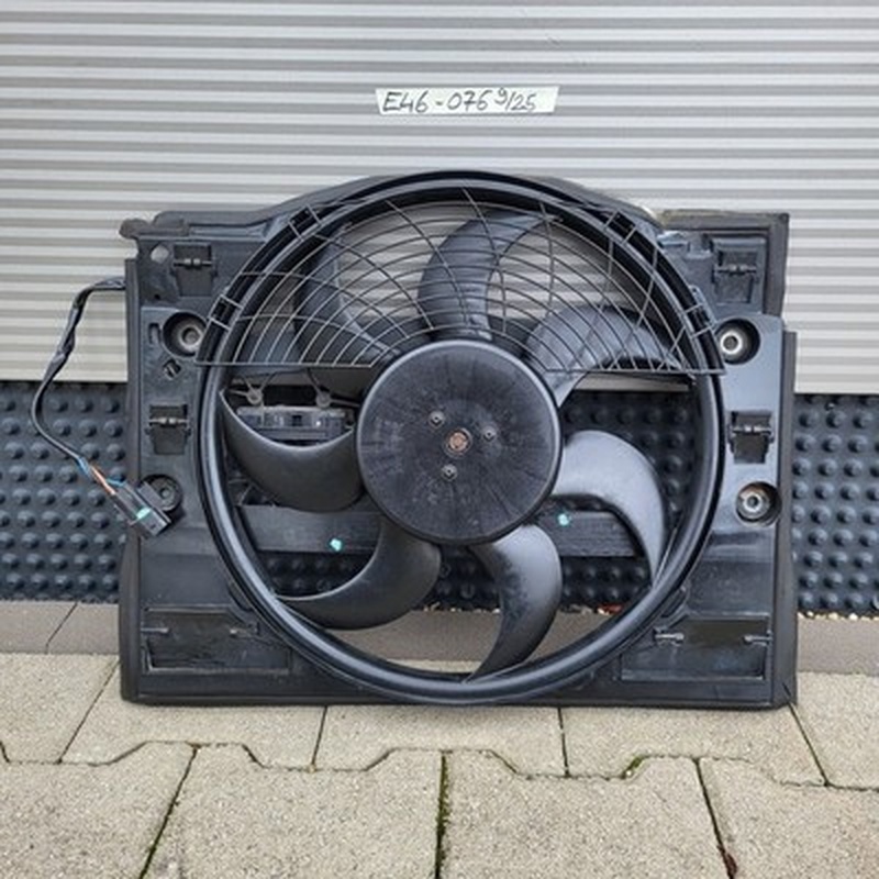 Original BMW E46 Cabrio Coupe Drucklüfter Klima Lüfter Motor Kühlung 6905076