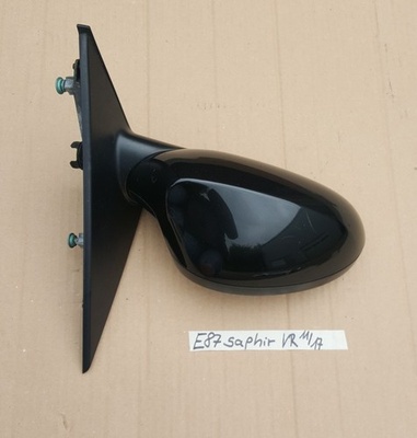 BMW E87 1er Seiten Außen Spiegel RECHTS black Saphir Schwarz metallic 475
