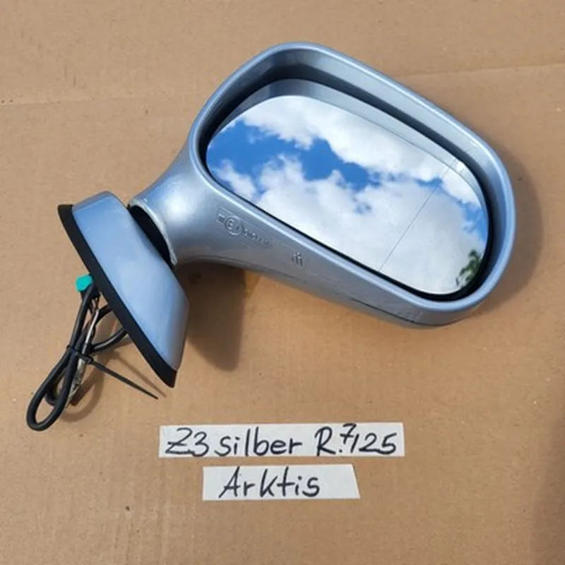 BMW Z3 Roadster Seiten Außen Spiegel Glas + Motor RECHTS Arktis Silber Metallic 