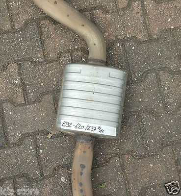 BMW E90 E91 E87 Auspuff Endschalldämpfer 7793620 Mittel Vorschalldämpfer 7793237