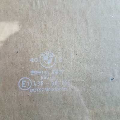 BMW E30 Touring Seiten Scheibe Fahrer Tür Fenster Glas HINTEN LINKS ABHOLUNG