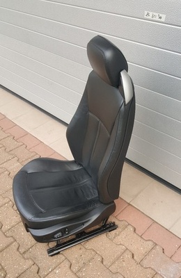 BMW Z4 E85 Fahrer Sitz Leder schwarz elektrisch VORNE LINKS  black leather seat