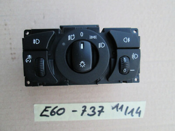 BMW 5er E60 / E61 Licht Schalter LWR / Bedieneinheit Licht 6953737