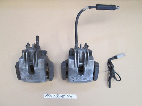 BMW E60 E61 E63 E64 Bremssattel Ate 42/20  Bremsträger + Bremsbeläge HINTEN R+L