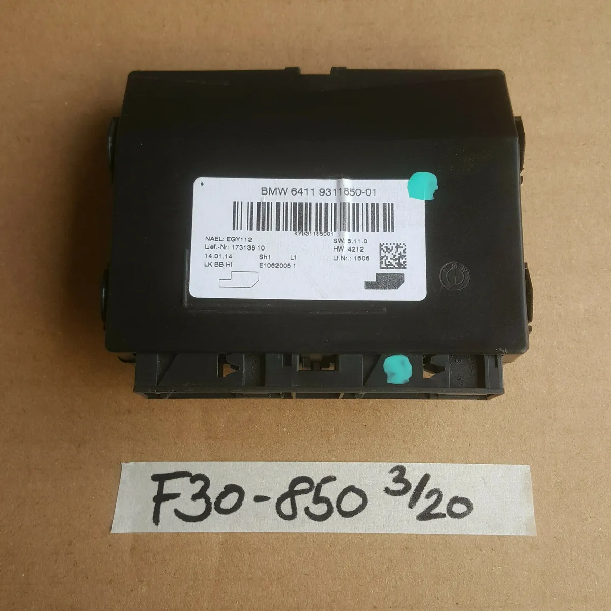 BMW F20 F21 F30 F31 F34 Steuergerät Klimaanlage Heizung Klimaautomatik 9311850