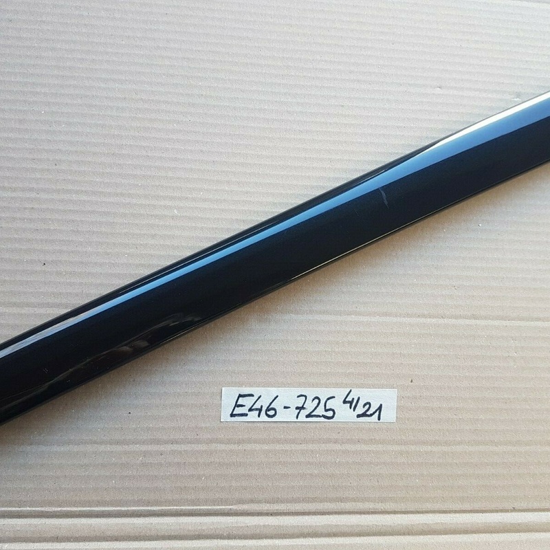 BMW E46 Limo Holz Tür Leiste innen VORNE LINKS Verkleidung schwarz 8200725