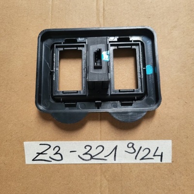 BMW Z3 Roadster Alarm Schalter Kontroll Leuchte 8357417 Einbau Rahmen 8399321