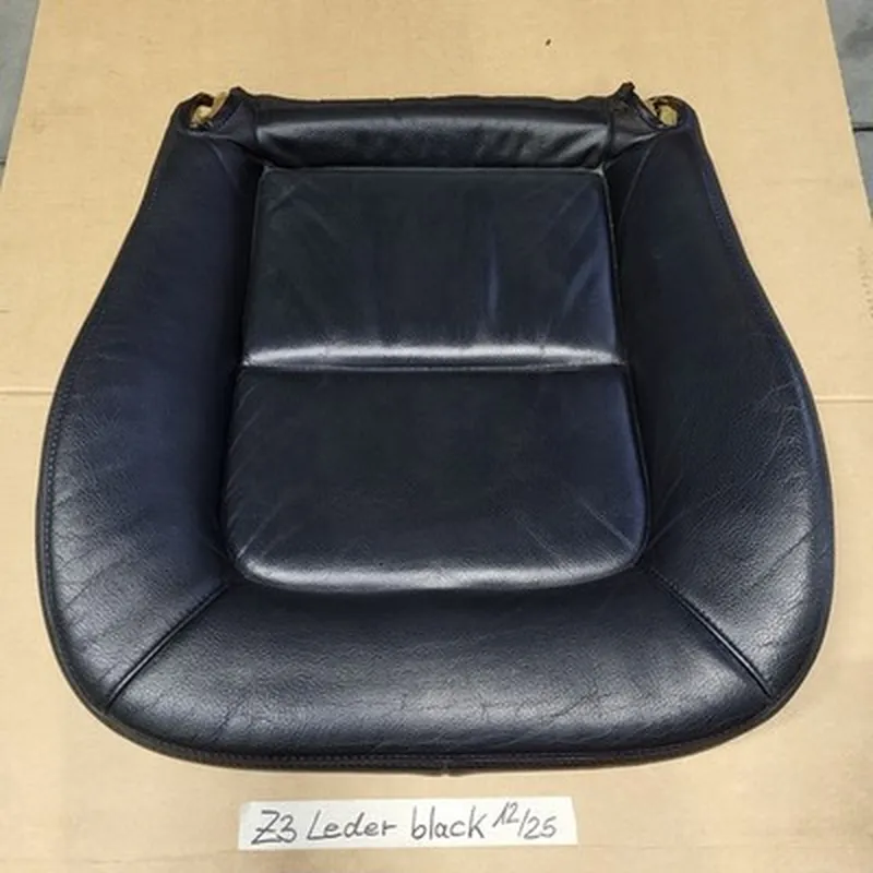 BMW Z3 Roadster Fahrer Sitz Kissen +  Polster + Bezug Leder schwarz LINKS