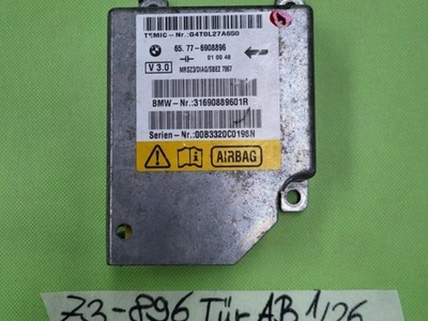 BMW Z3 Roadster Facelift Steuergerät Seiten Airbag Sensor Tür AB Modul 6908896