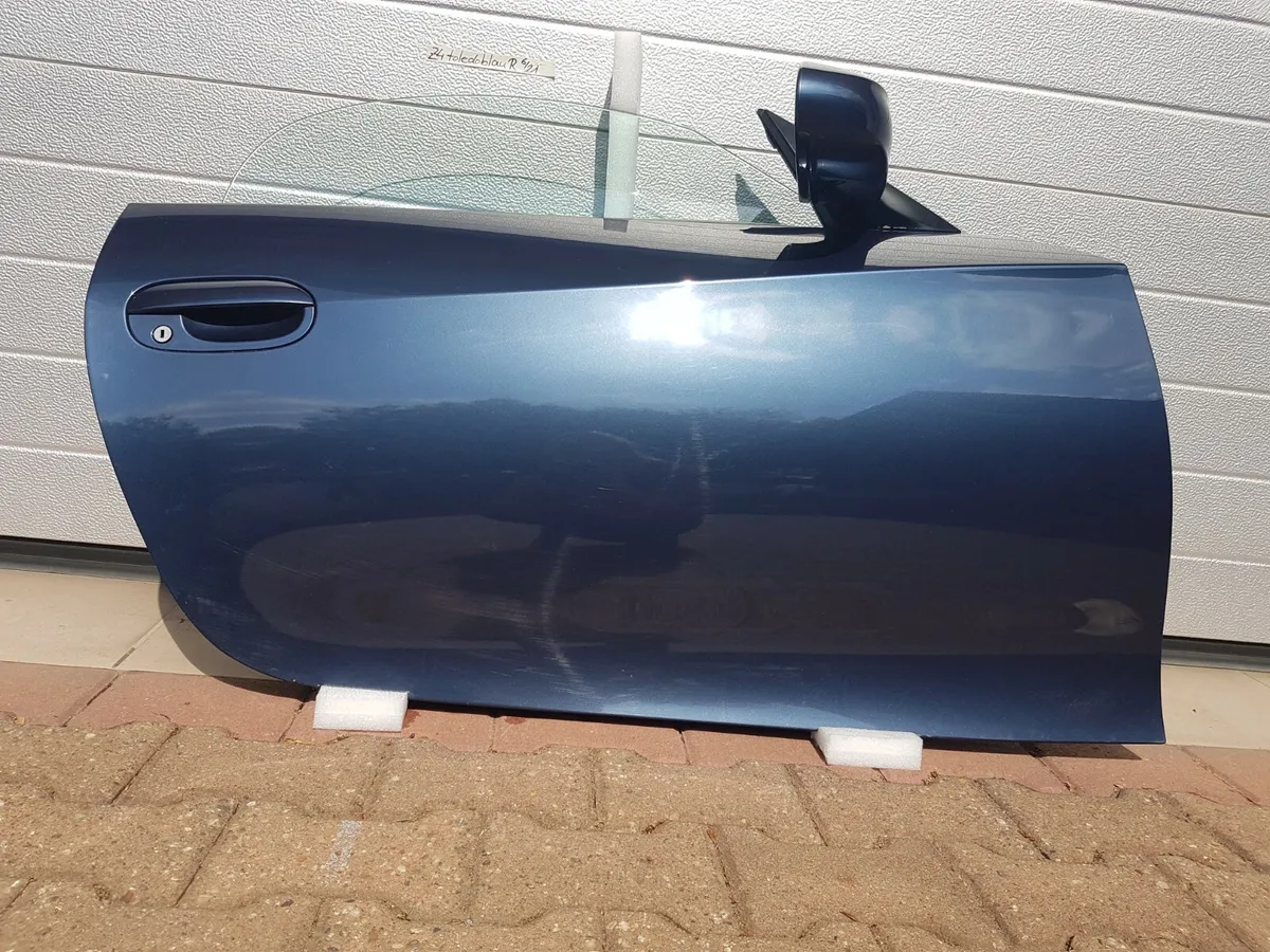 BMW Z4 E85 E86 Beifahrer Tür RECHTS Toledo blau Metallic ABHOLUNG 