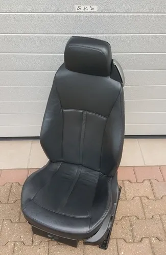 BMW Z4 E85 Fahrer Sitz Leder schwarz elektrisch VORNE LINKS  black leather seat