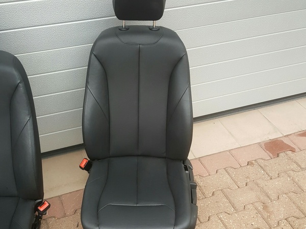 BMW F30 F31 Beifahrer Sitz Leder Dakota schwarz Airbag Sitzheizung VORNE RECHTS
