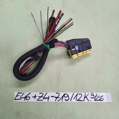 BMW Z4 E85 E86 E60 E63 E46 Z3 Sitz Stecker 12 Kabel + Abdeckkappe 8369719 