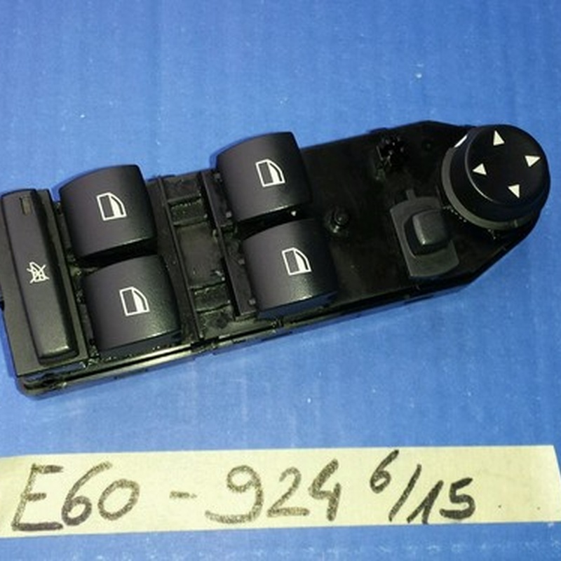 BMW E60 / E61 Schalter Fensterheber LINKS schwarz Fahrerseite  6951924