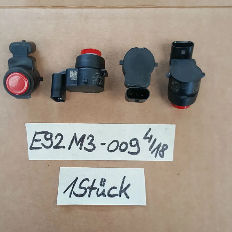 BMW E90 E91 E92 PDC Park Rückfahr Sensor Ultraschall Wandler rot 6977009
