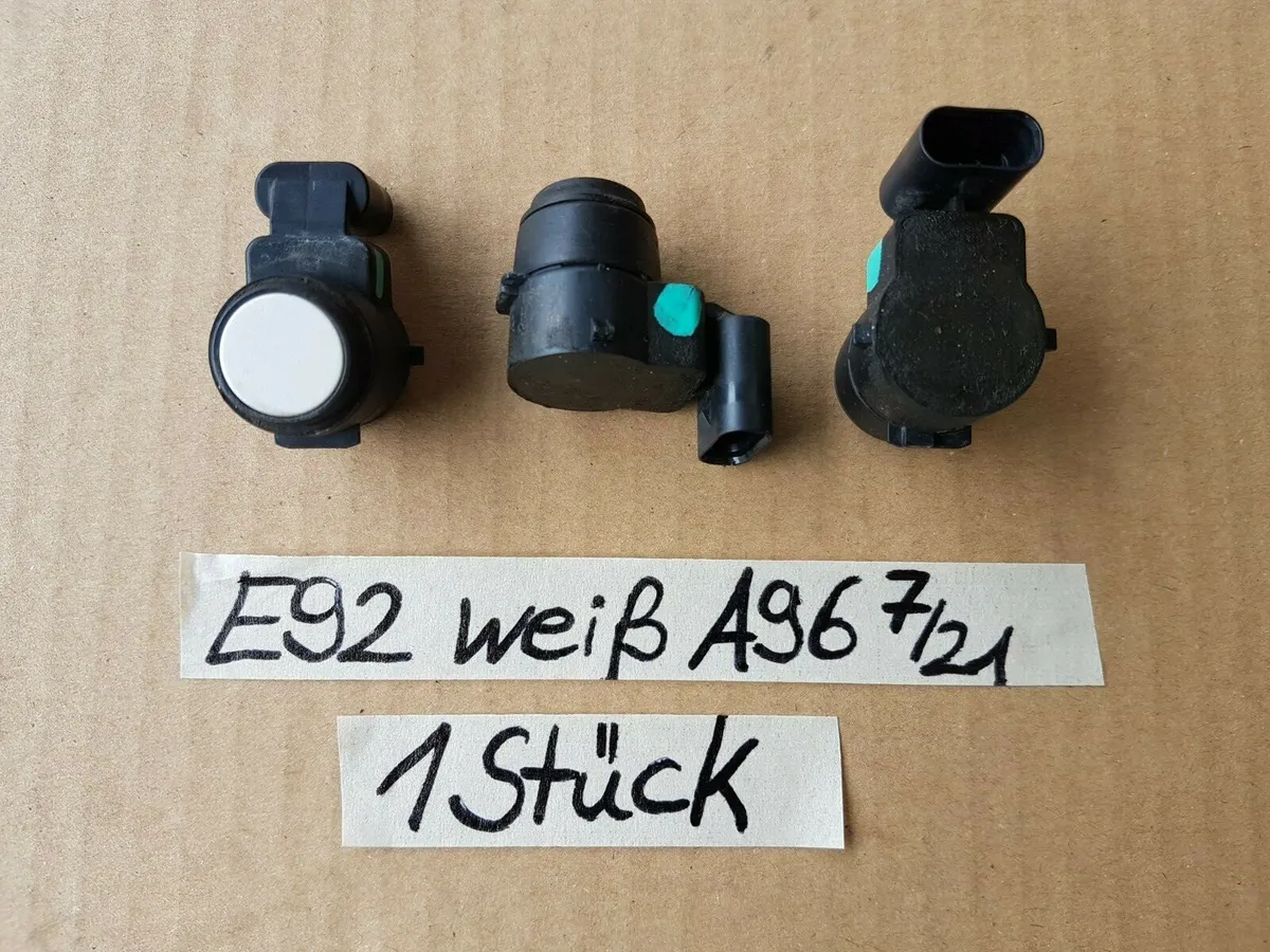 BMW E92 E93 M3 PDC Sensor Einparkhilfe für Heckschürze Perl weiß A96