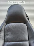 BMW Z3 Roadster Fahrer Sitz Oberteil  Leder schwarz Rücken Lehne Polster Heizung