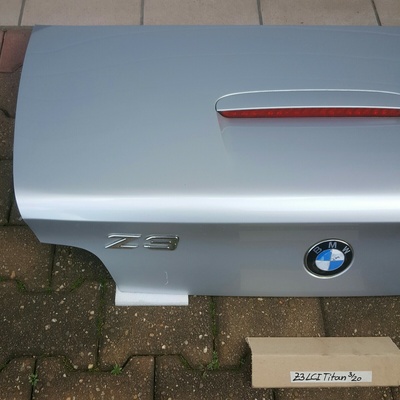 BMW Z3 Roadster Facelift Heckdeckel Kofferraum Deckel Heckklappe Silber 354