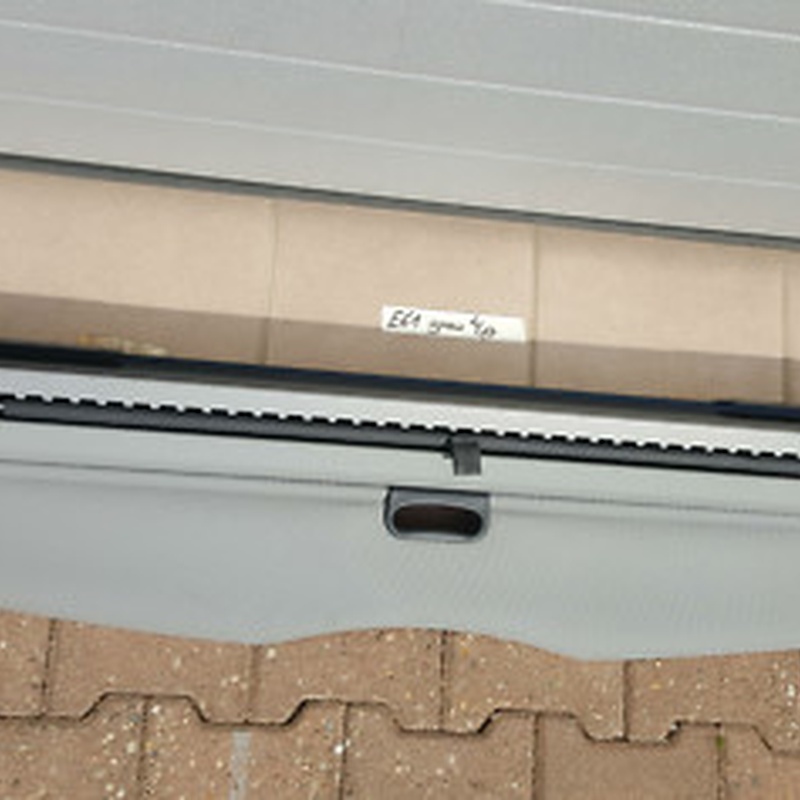 BMW E61 Heckrollo grau mit Netz Kombi Rollo Laderaum Abdeckung  Kofferraum