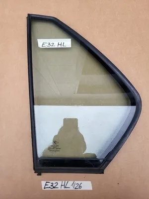 BMW E32 Seiten Glas Scheibe  Fenster Scheibe Fahrer Seite Tür  HINTEN Links