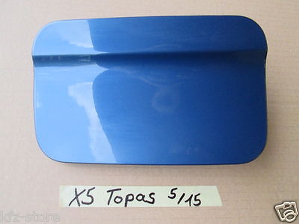 BMW X5 E53 Tank Deckel Tankklappe mit Scharnier Topas blau Metallic