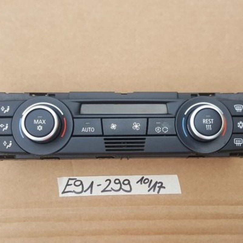 BMW E90 / E91 / E92 Klimabedienteil mit Chrom Bedienteil Klimaautomatik 9147299