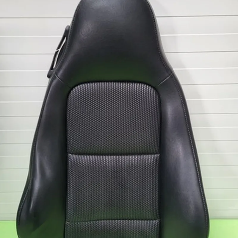 BMW Z3 Roadster Facelift Bei Fahrer Sitz Oberteil Kunstleder Lehne schwarz