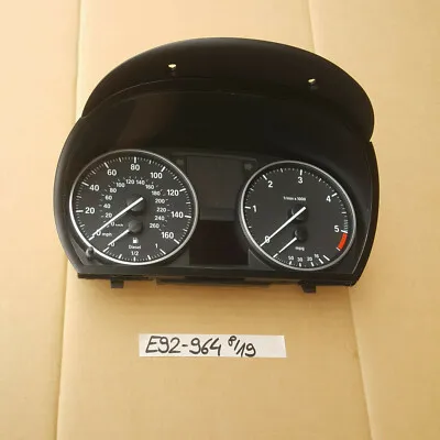 BMW E90 E91 E92 Tachometer Meilen Tacho Kombiinstrument Speedometer 9220964