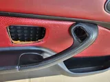 BMW Z3 Roadster  Tür Verkleidung Voll Leder Rot Schwarz R+L + Türgriff ABHOLUNG 