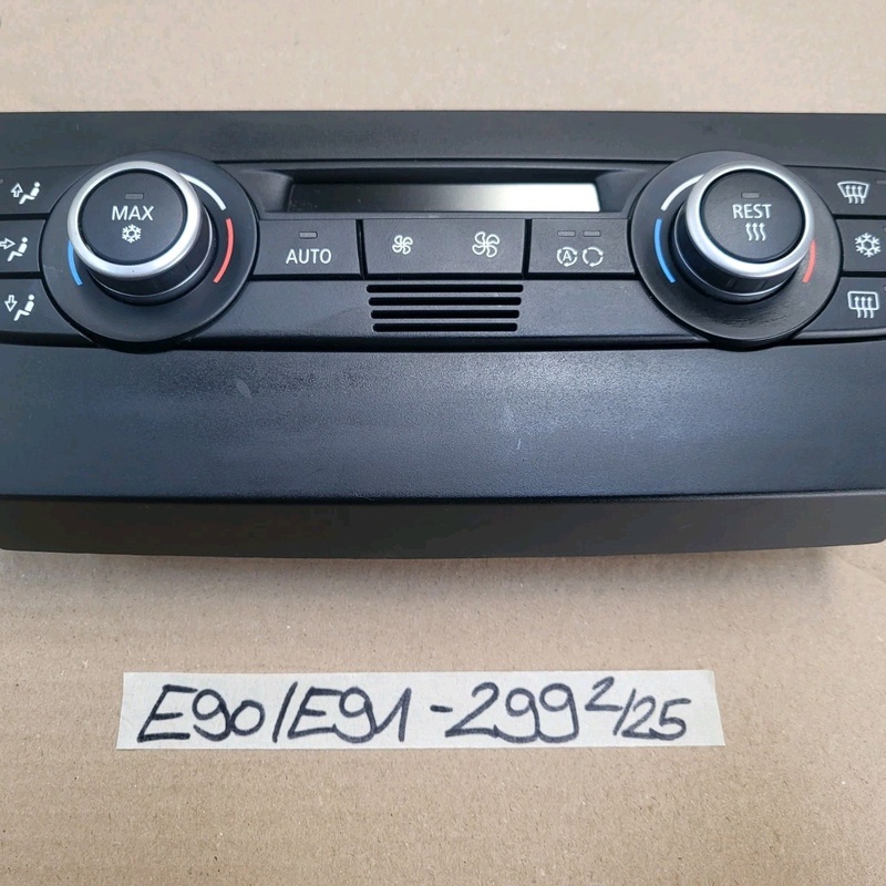 BMW E90 E91 E92 E93 Klimabedienteil mit Chrom Bedienteil Klimaautomatik 9147299