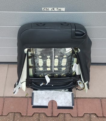 BMW E92 E93 Beifahrer Sitz Rücken Lehne  Leder Bezug Dakota schwarz 9116908