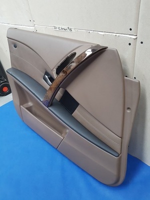 BMW E60 E61 Türverkleidung VORNE LINKS Leder Dakota Trüffel braun  ABHOLUNG