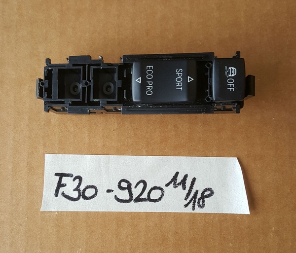 BMW F20 F30 F31 F34 F32 Bedieneinheit Mittelkonsole ECO Sport Schalter 9252920