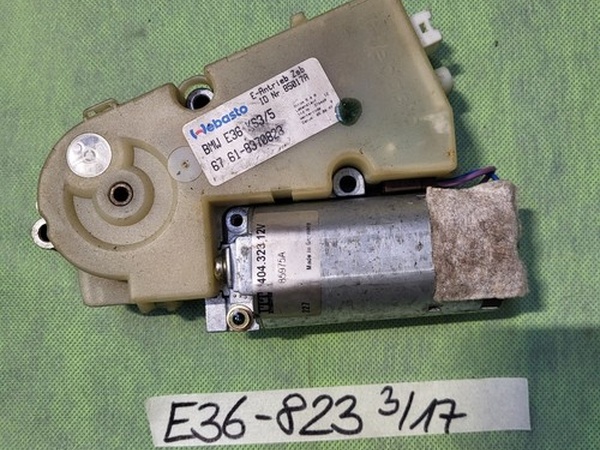 BMW E36  Schiebedach Motor Getriebe Elektrisches Schiebehebedach 8370823