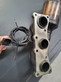 BMW E90 E92 E93 Auspuff Krümmer Katalysator 7568621 N53 Motor kurz ODER lang