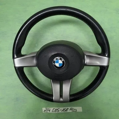 BMW Z4 E85 E86 Lenker  Leder Lenkrad  Chrom Line 6758158 Fahrer-AB-Modul