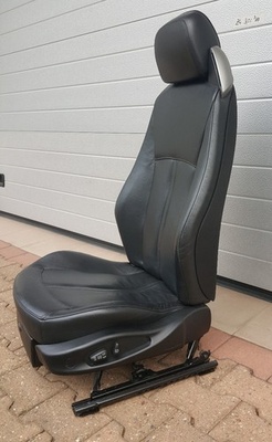 BMW Z4 E85 Fahrer Sitz Leder schwarz elektrisch VORNE LINKS  black leather seat