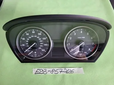 BMW E92 E93 Meilen Tacho Cockpit Kombiinstrument 9166857 Geschwindigkeits Messer