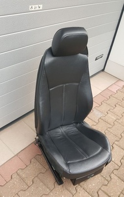 BMW Z4 E85 Fahrer Sitz Leder schwarz elektrisch VORNE LINKS  black leather seat