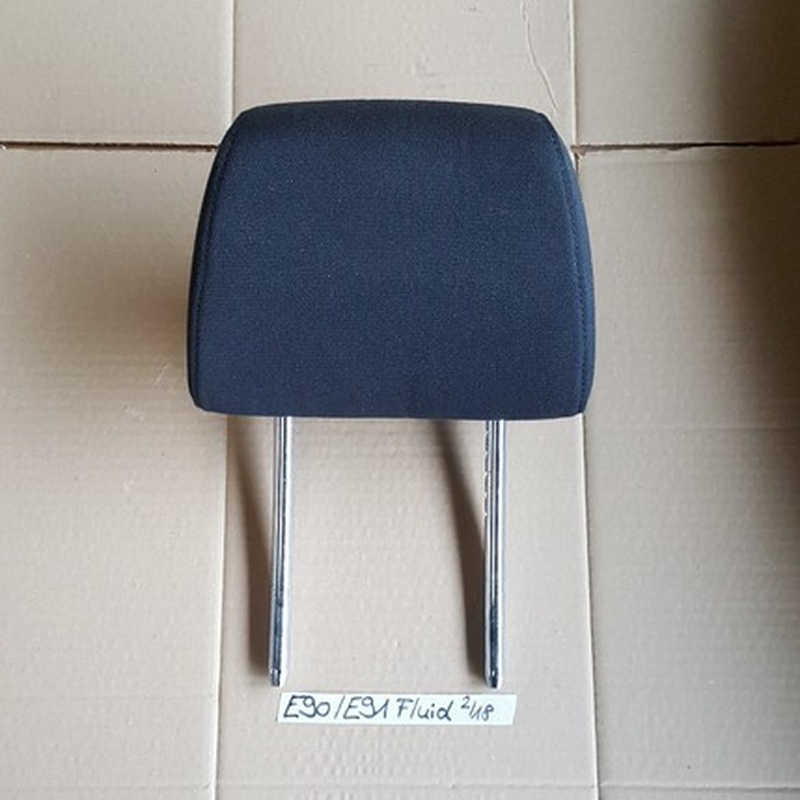 BMW E90  E91 Kopfstütze Fahrer Beifahrer Sitz VORNE LINKS Stoff Fluid anthrazit