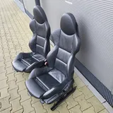 BMW Z4 E85 Fahrer Beifahrer Sport Sitz Leder schwarz ohne Sitzheizung ABHOLUNG