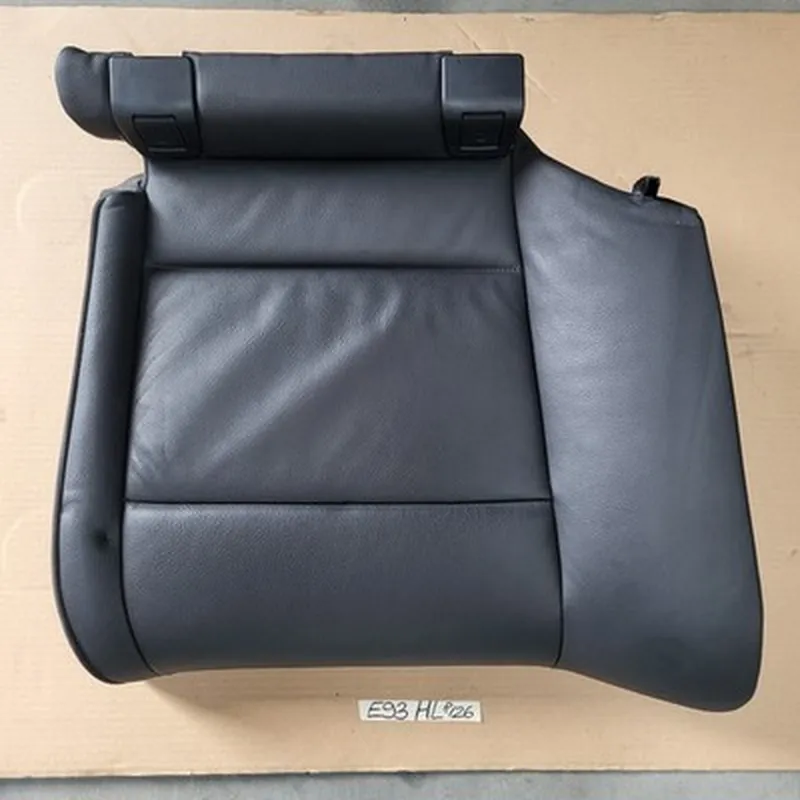 BMW E93 Cabrio Rückbank Sitz Unterteil Rücksitz LINKS Leder schwarz 9113027