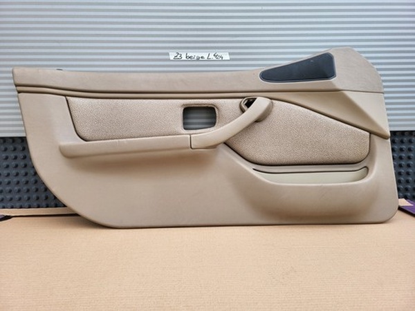 BMW Z3 Roadster Tür Verkleidung Türtafel LINKS + Griff Leder Dot beige