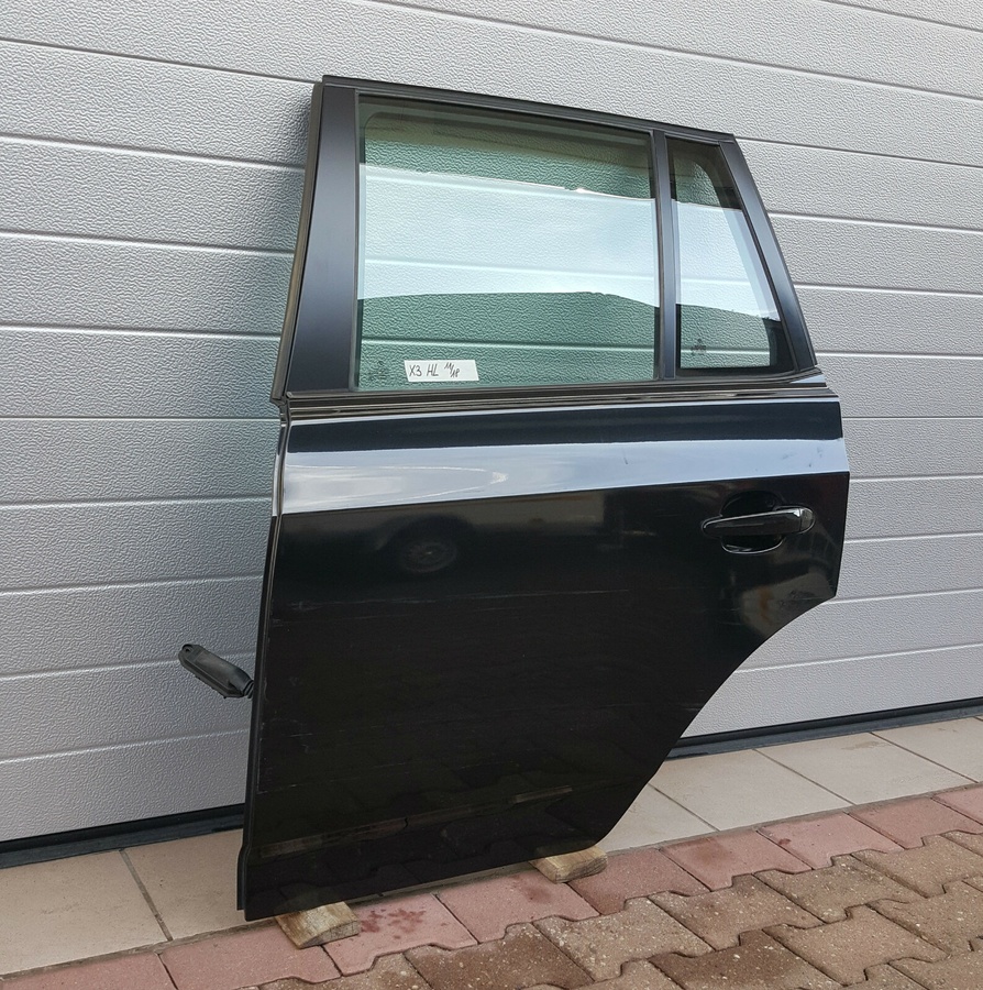 BMW X3 E83 Fahrer Tür HINTEN LINKS black Saphir Schwarz metallic 475 ABHOLUNG