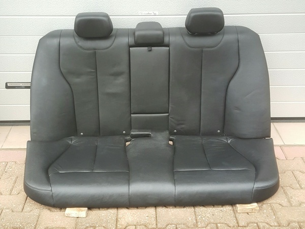 BMW F30 Limousine Rückbank  Rücksitzbank Leder Sitz HINTEN schwarz ABHOLUNG