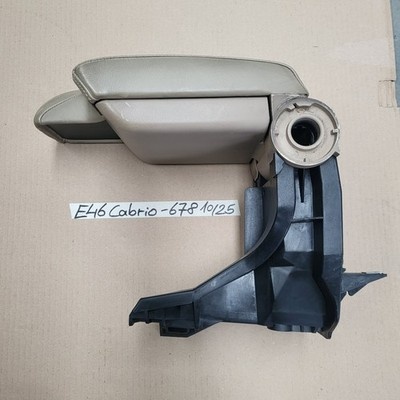 BMW E46 Cabrio Coupe Mittelkonsole Armlehne Leder Beige 8213678